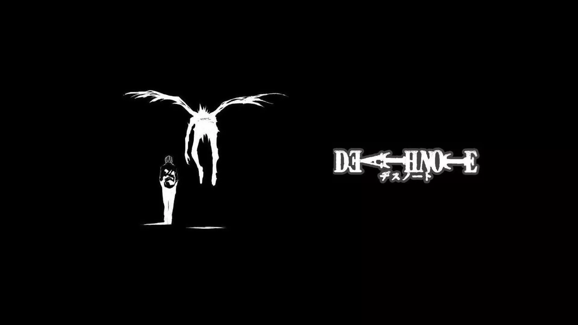 death, Note, Black, And, White, Ryuk