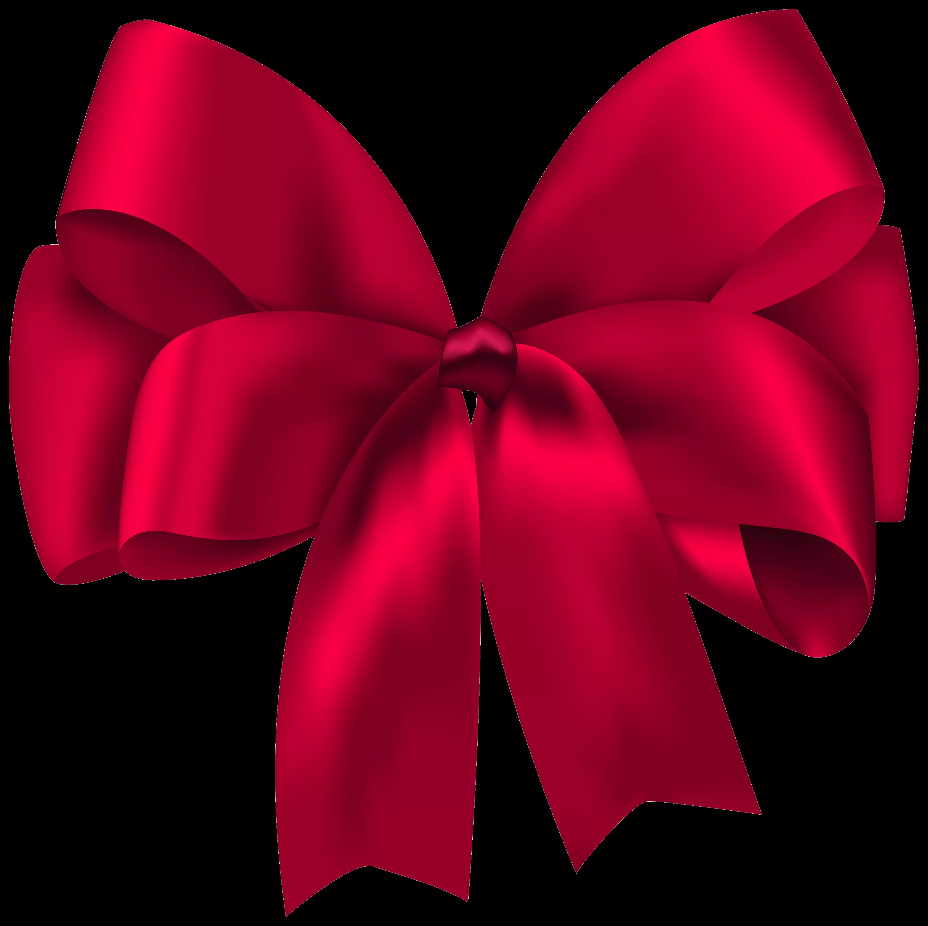 Beautiful Red Bow PNG Clipart