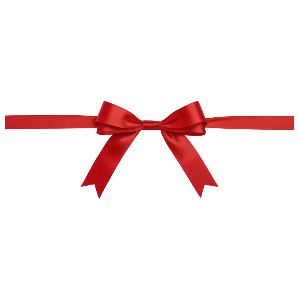 Free Red Bow transparent PNG image