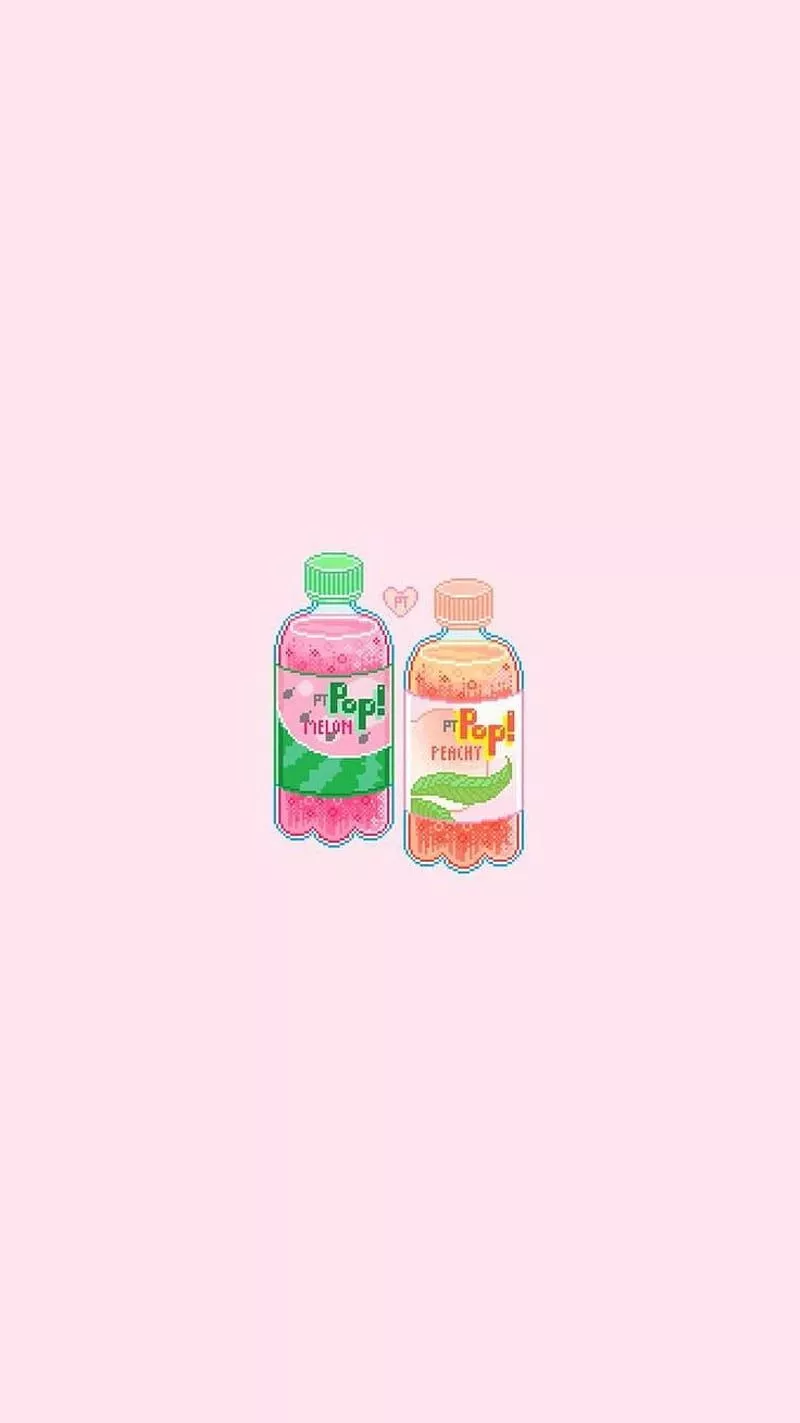 HD cute minimalist soda wallpaper