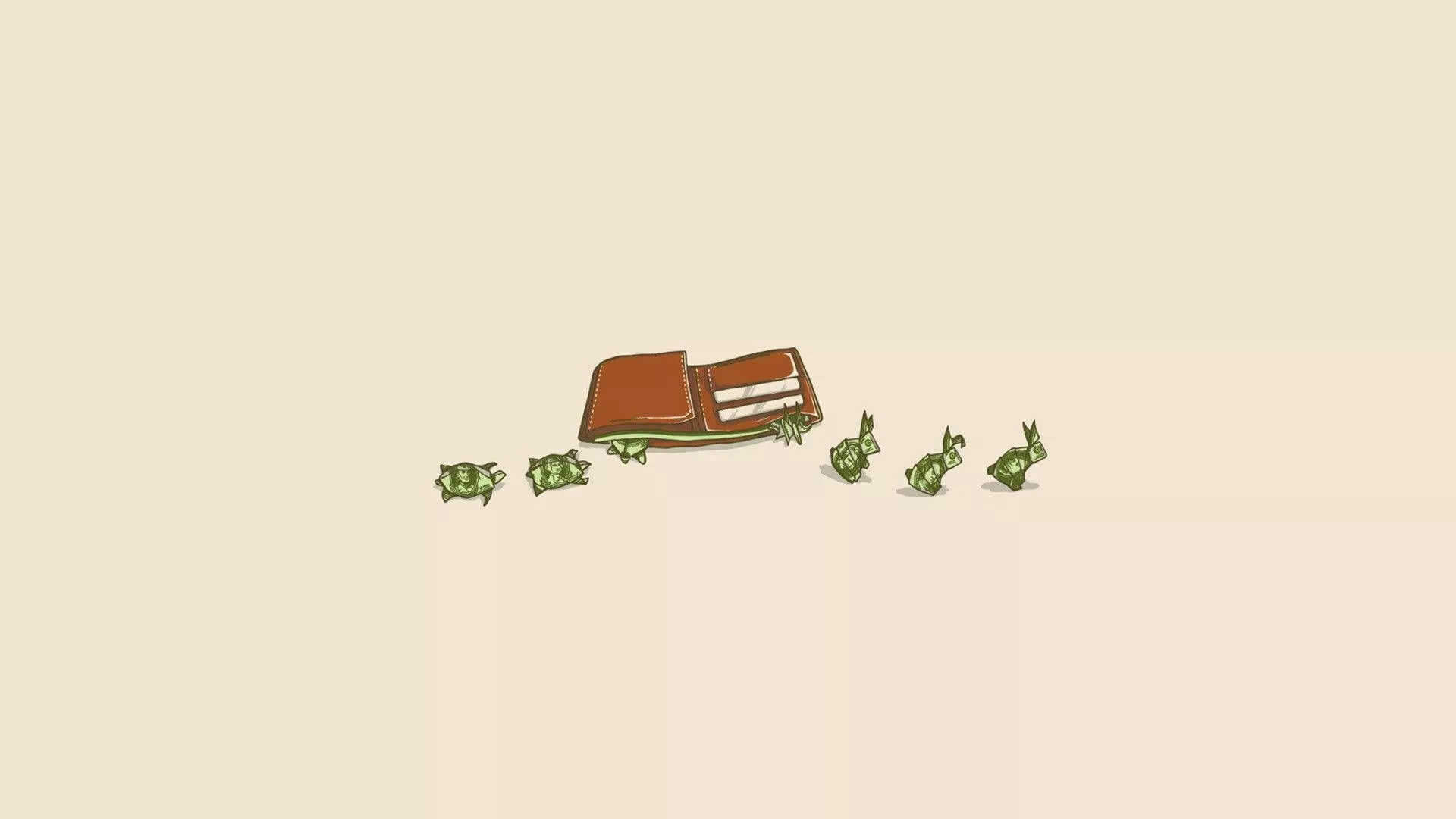 Cute Minimalist Money Wallpaper