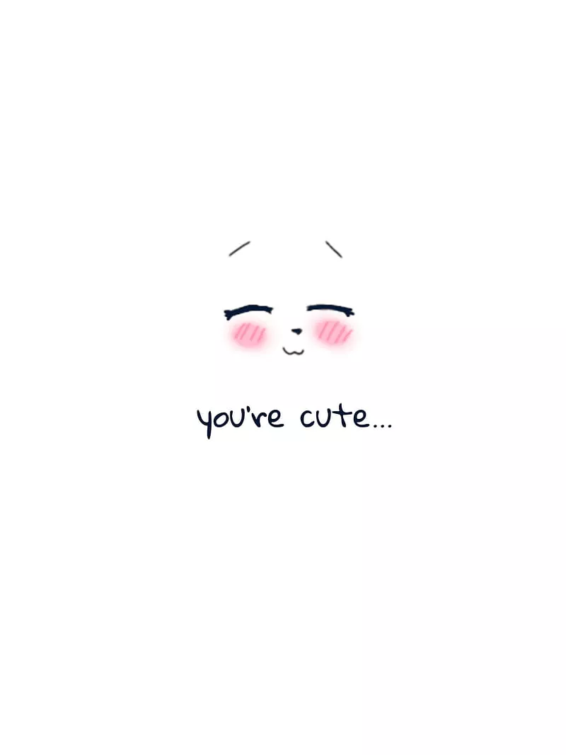 Cute, aesthetic, minimal, white, HD phone wallpaper