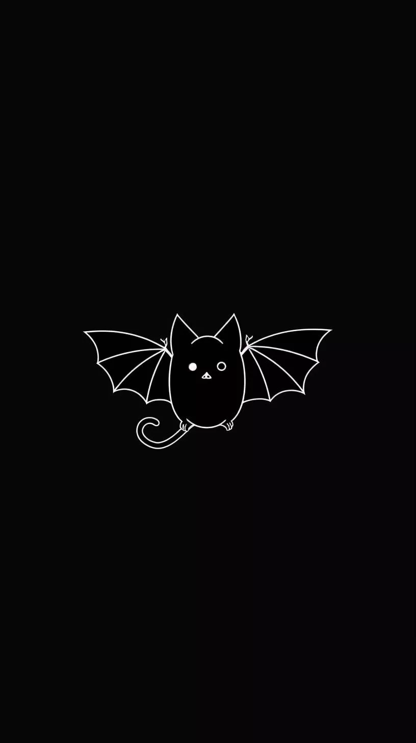 A minimal wallpaper for OLED screens