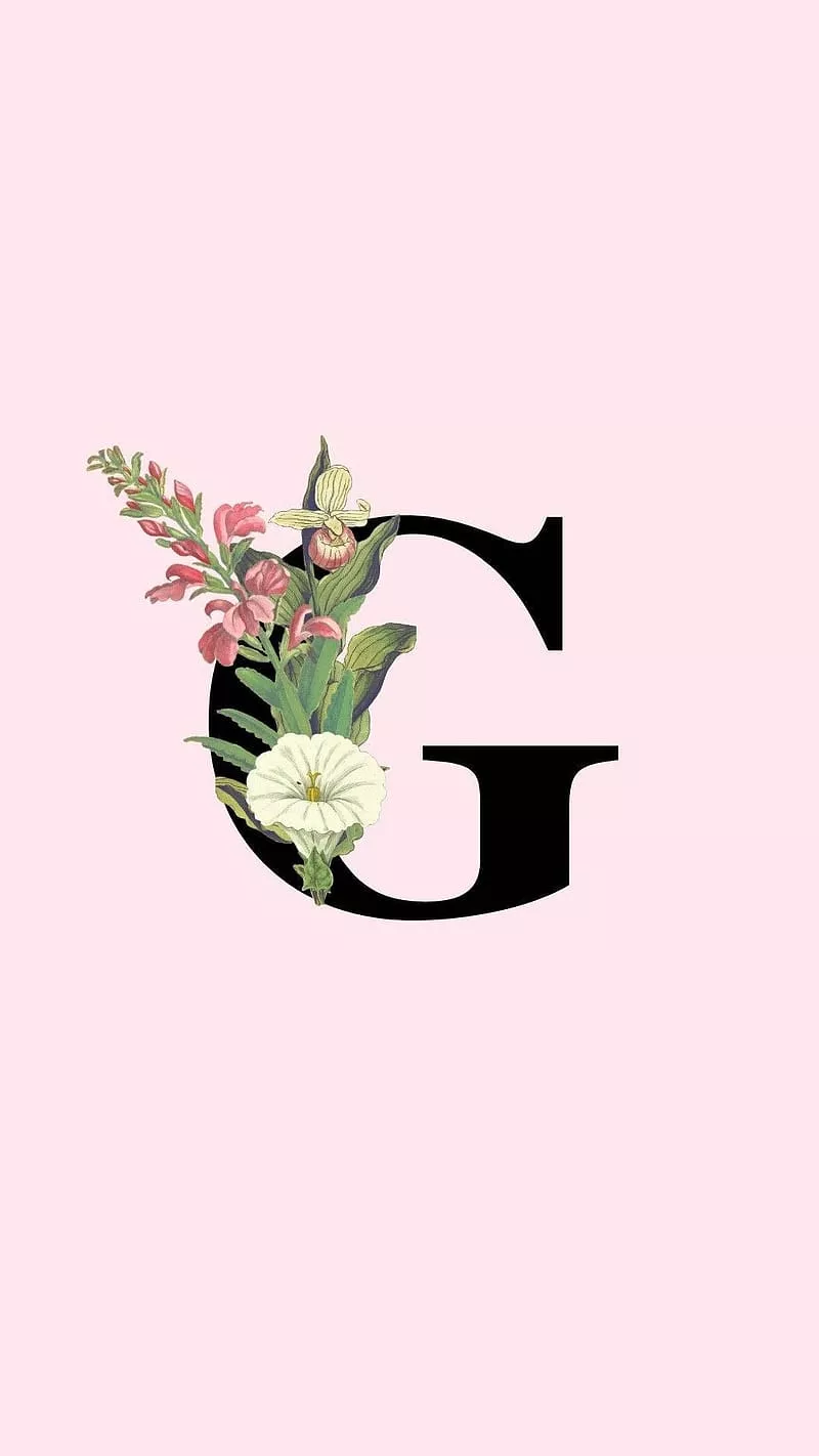 HD pink letter g wallpaper