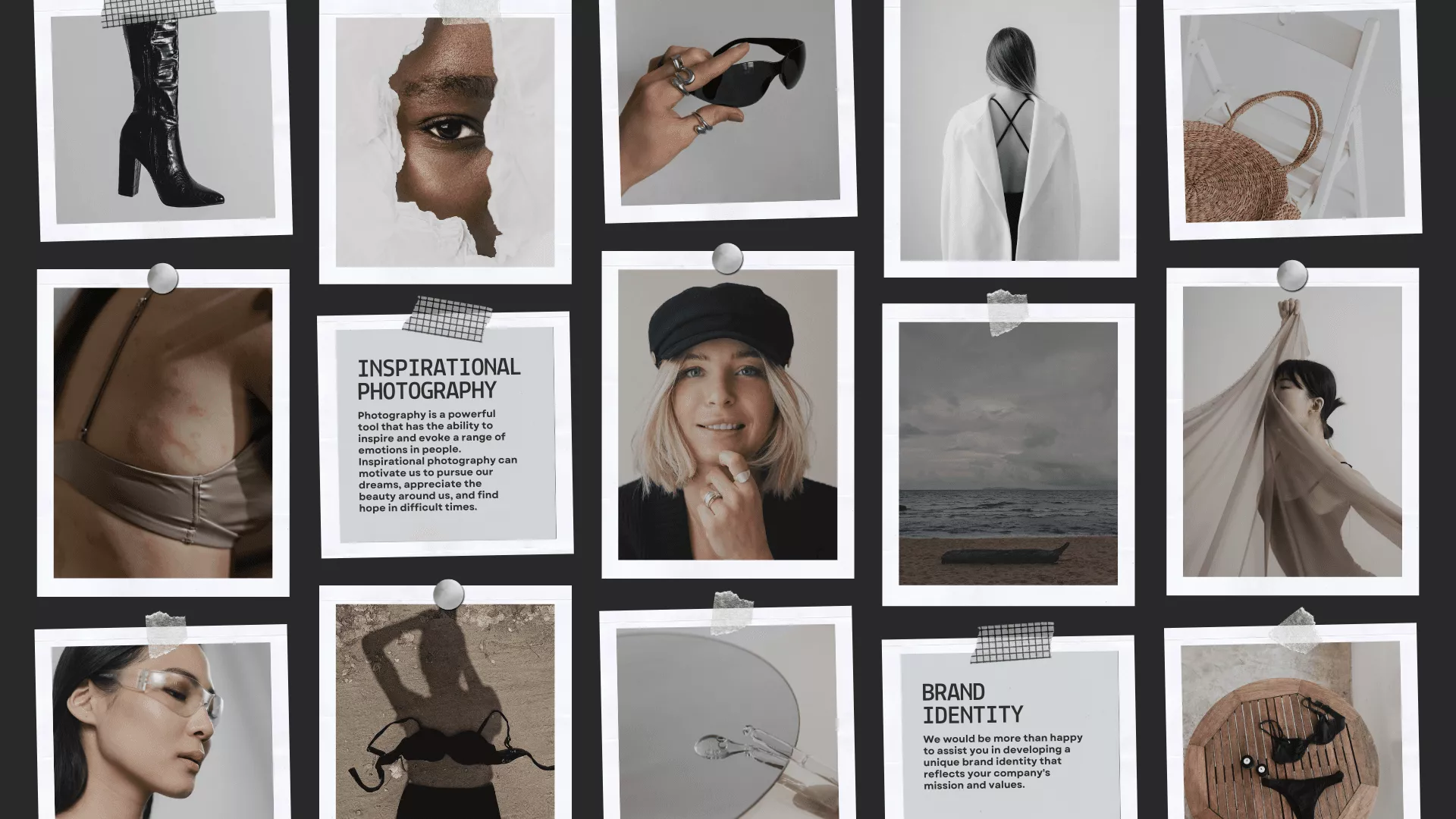 Black and Beige Modern Inspirational