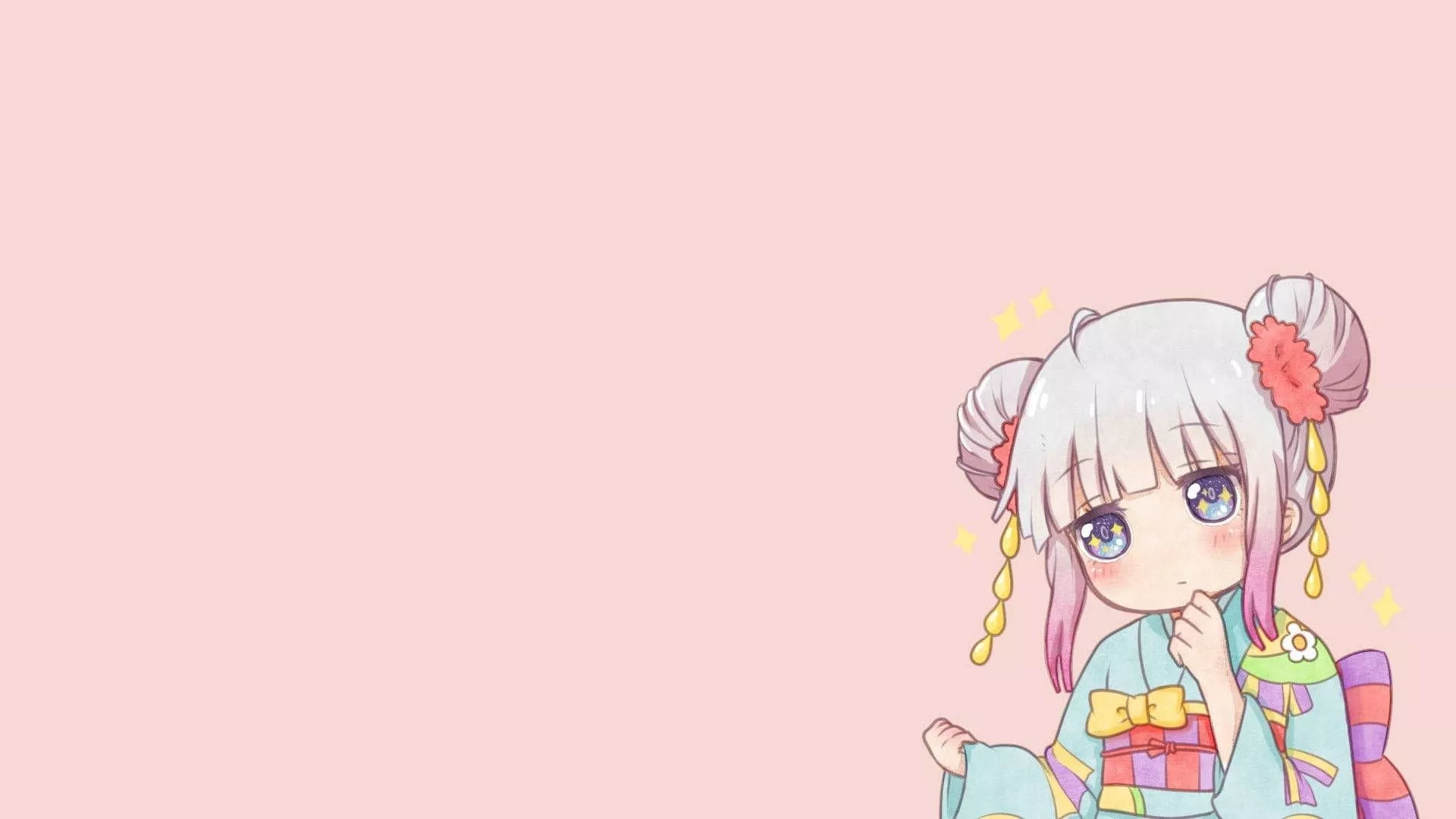 Kawaii HD Kimono Girl Wallpaper