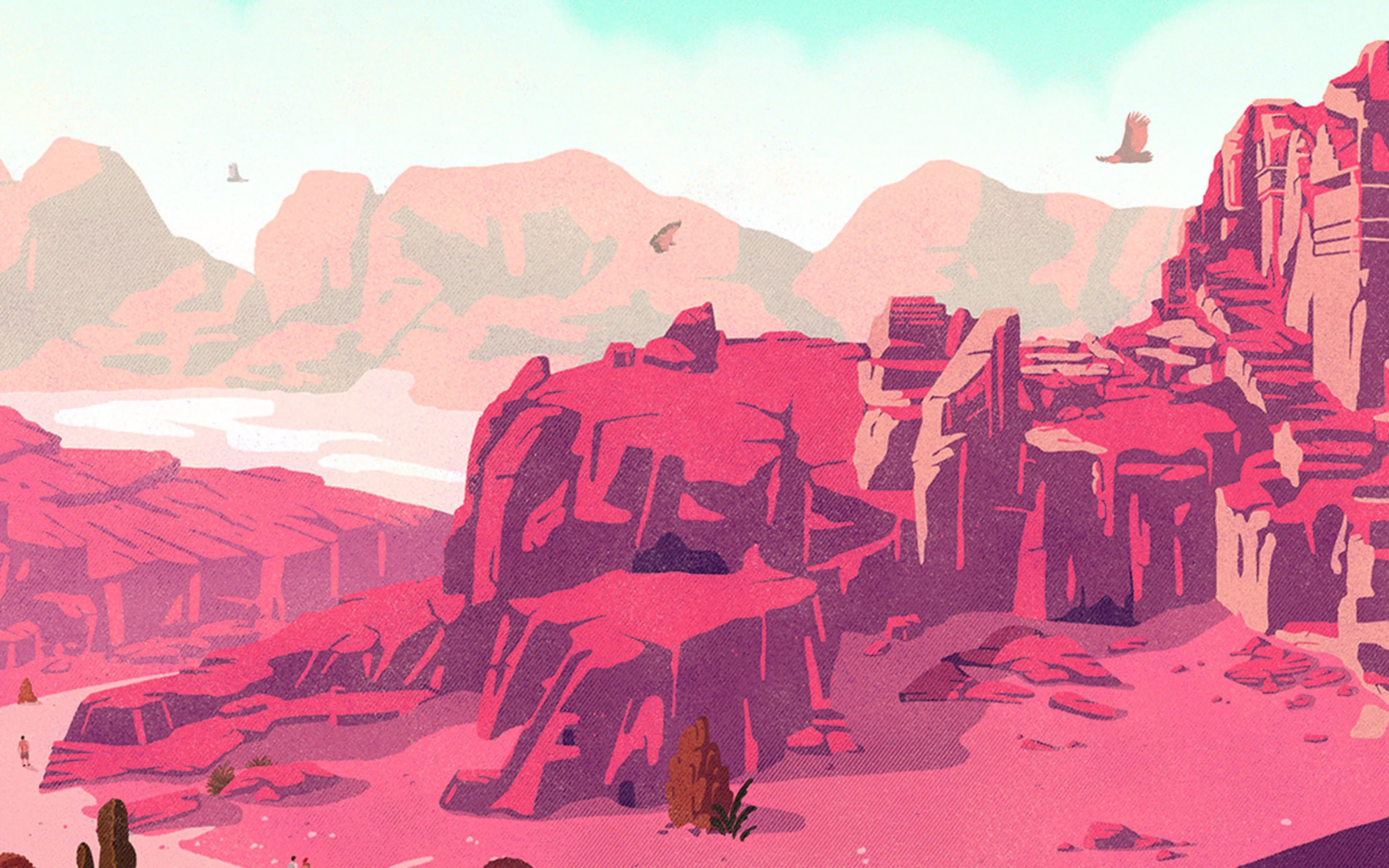 Dessert Illustration Walking Anime