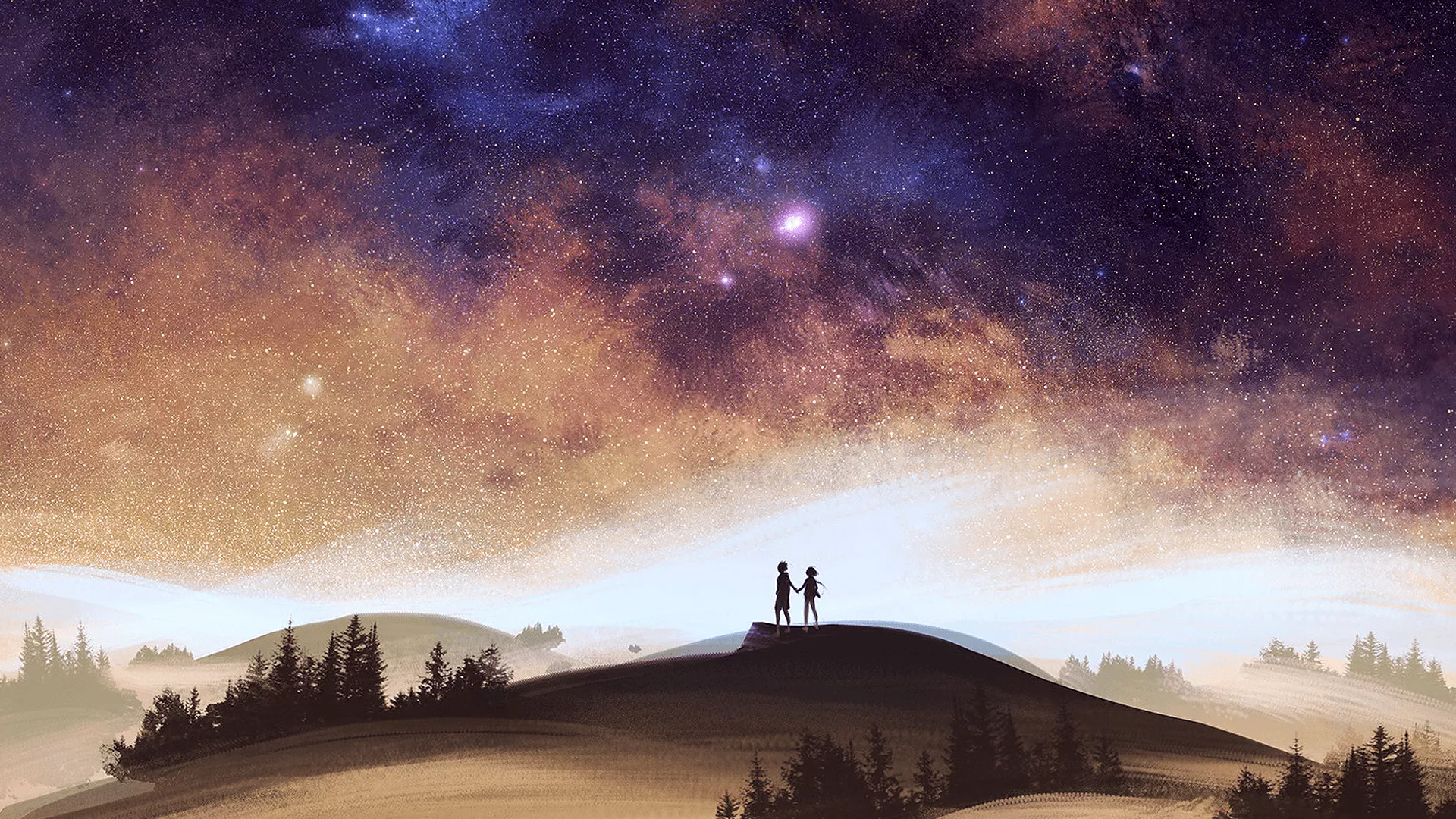 Anime Night HD Wallpaper