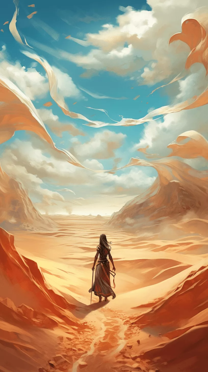 Desert Landscapes Manga Wallpaper
