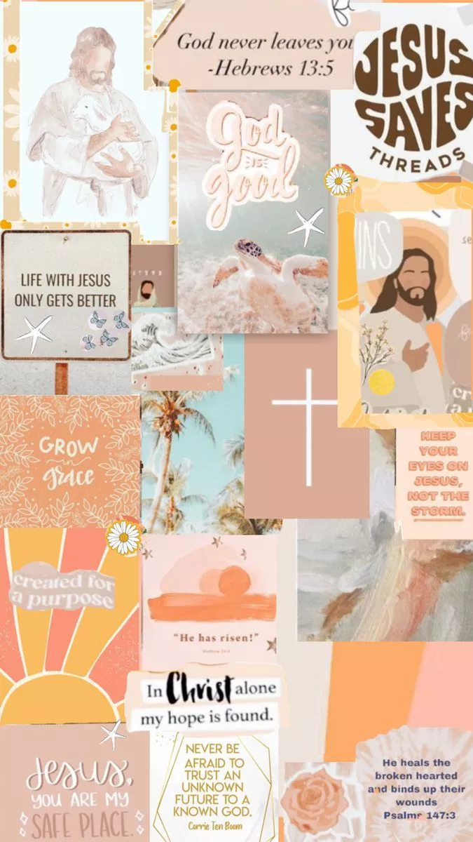 Christian Collage Wallpaper