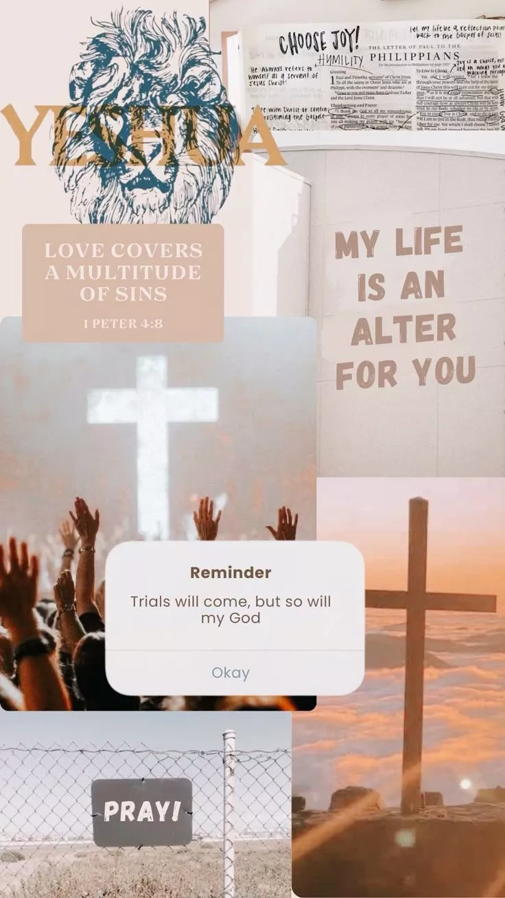 Christian wallpaper collage