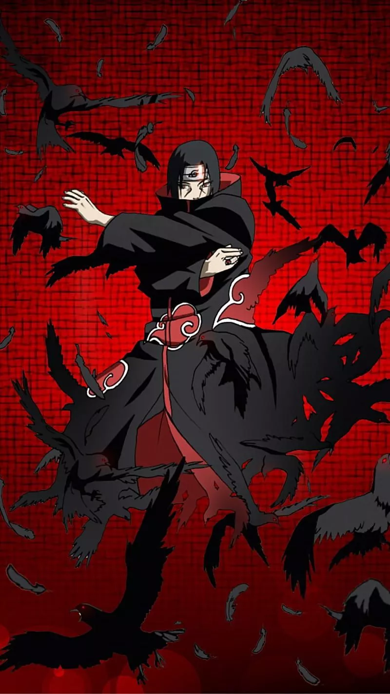 Itachi Uchiha from Naruto Anime Quad, Itachi Vertical, HD phone wallpaper