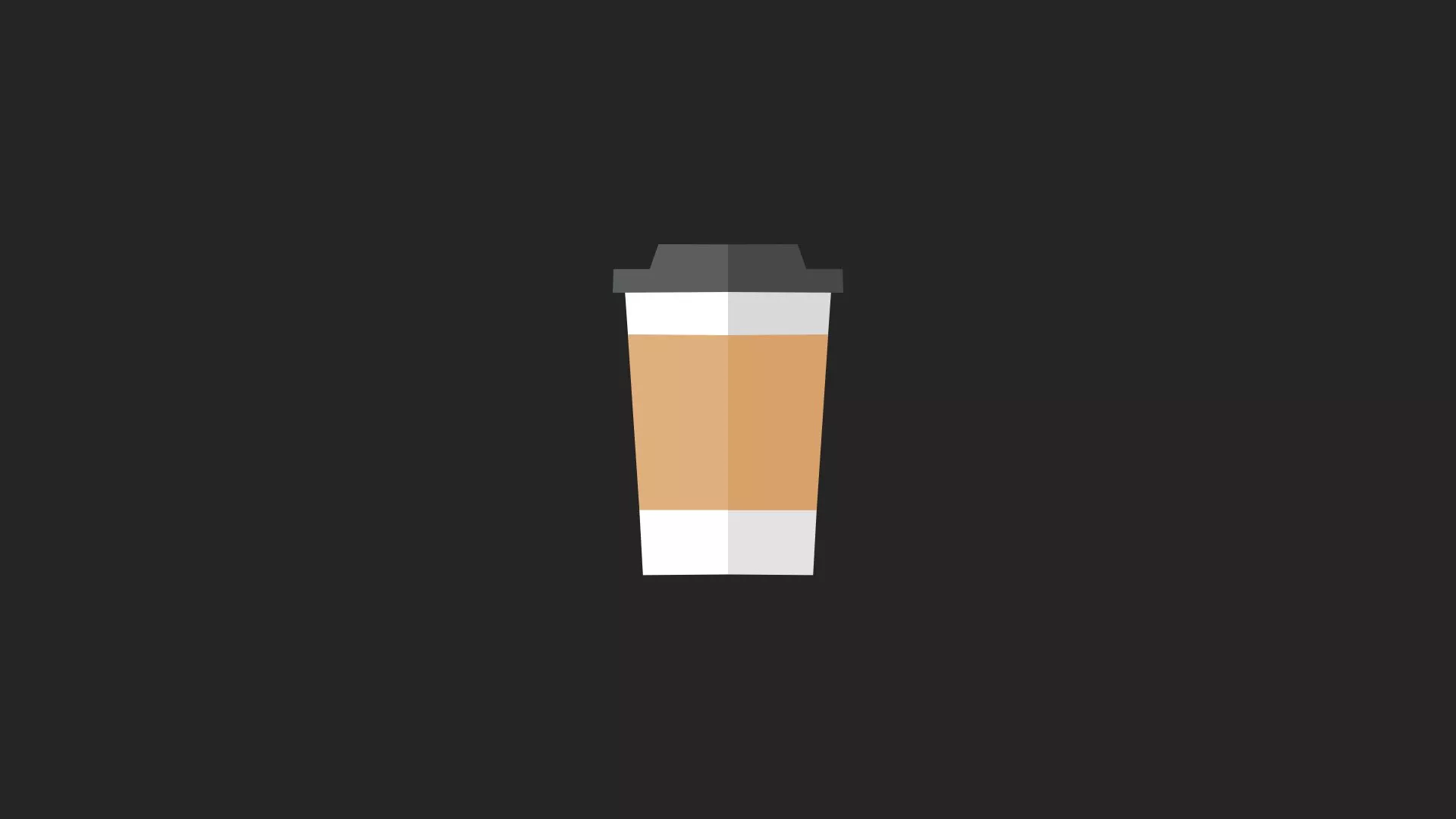 Coffee Relax Minimalist Wallpaper, HD