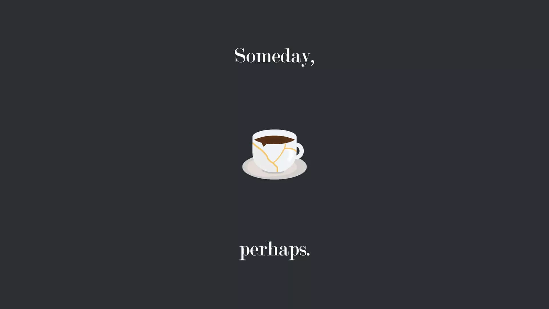 Minimalist Coffee Setup Wallpaper