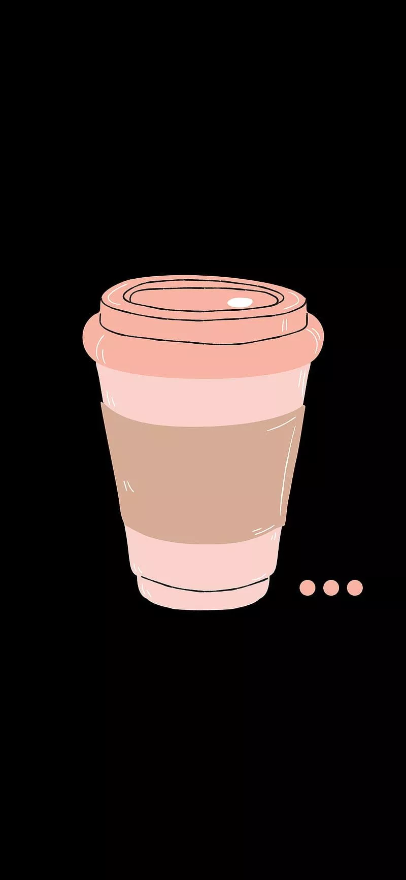 HD rose on coffee wallpaper