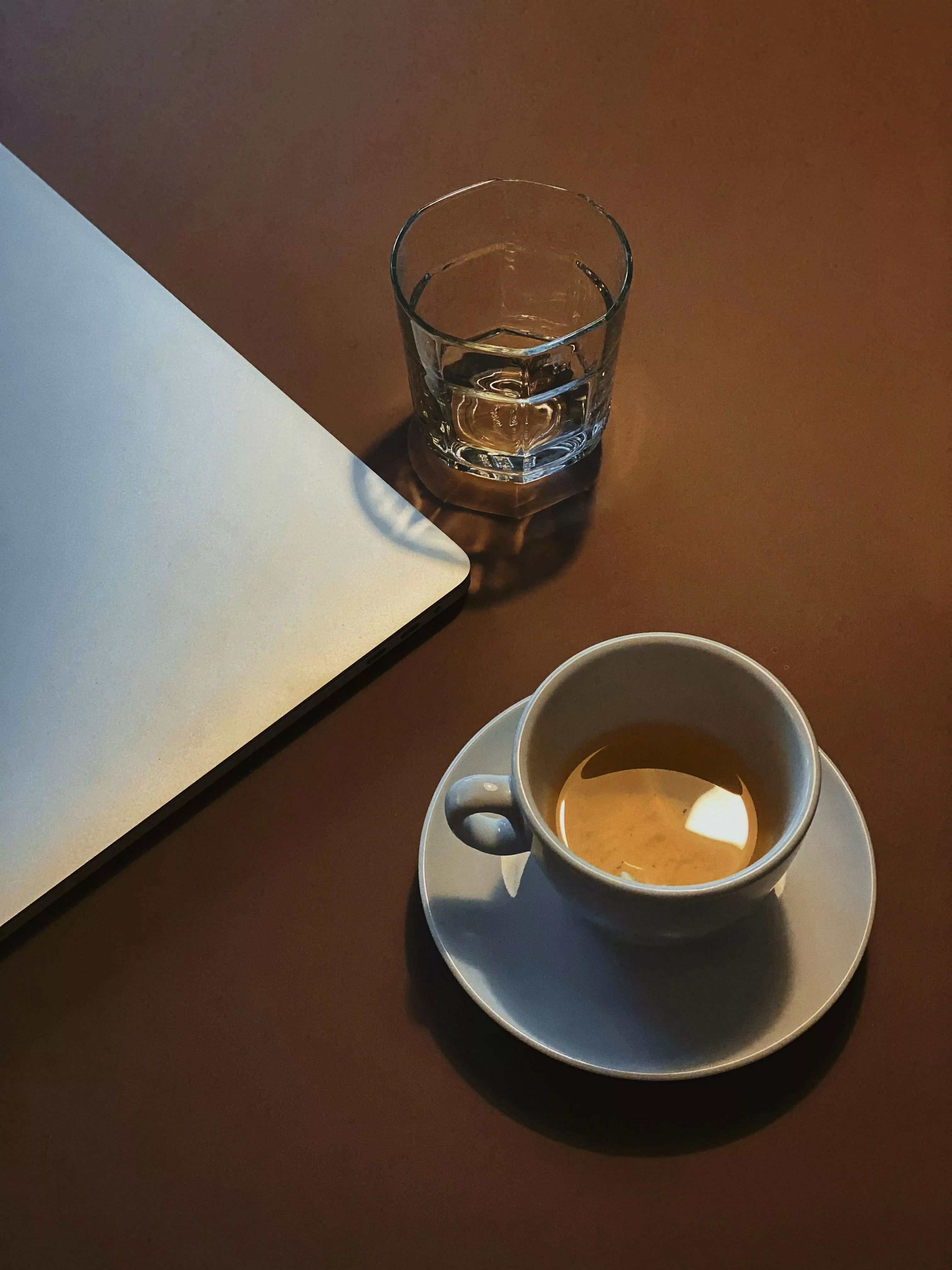 Close Up Photo Of A Coffee Cup And A