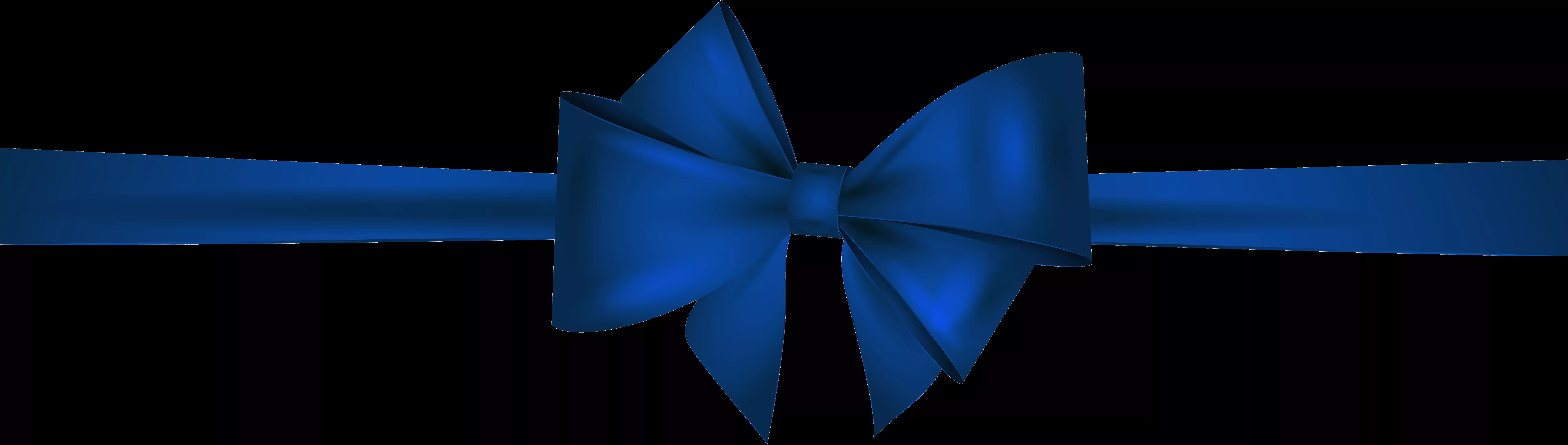 Download Elegant Blue Ribbon Bow
