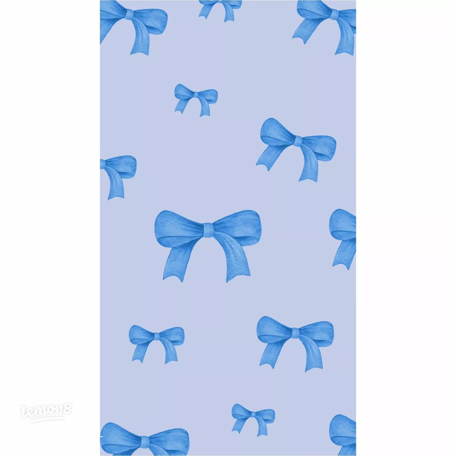 WALLPAPER Bow Blue