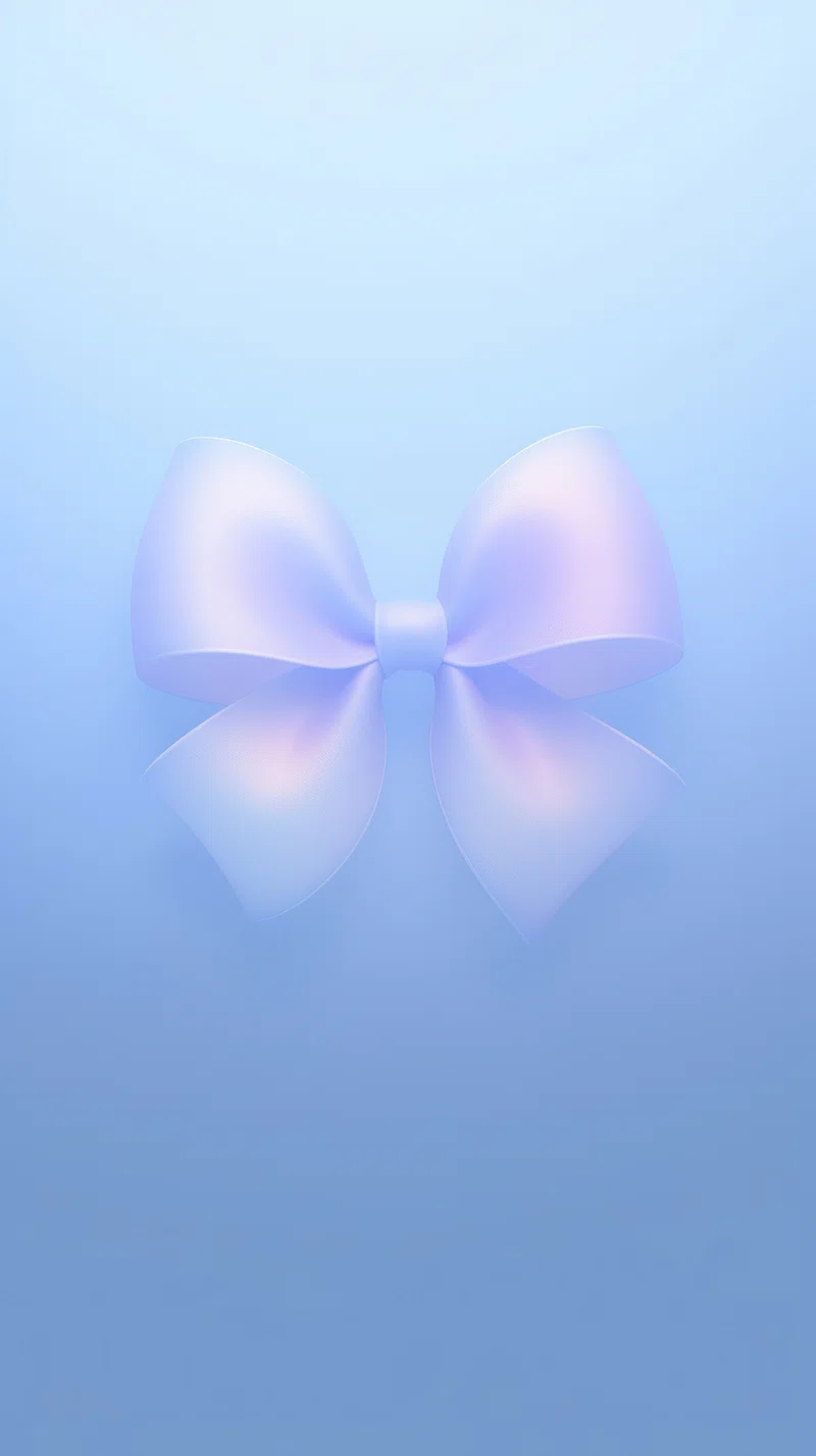 Blue Ribbon Bow Image. Free Photo