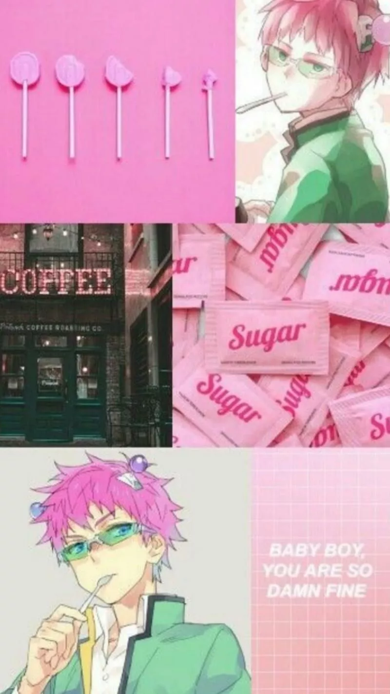 HD saiki pink wallpaper