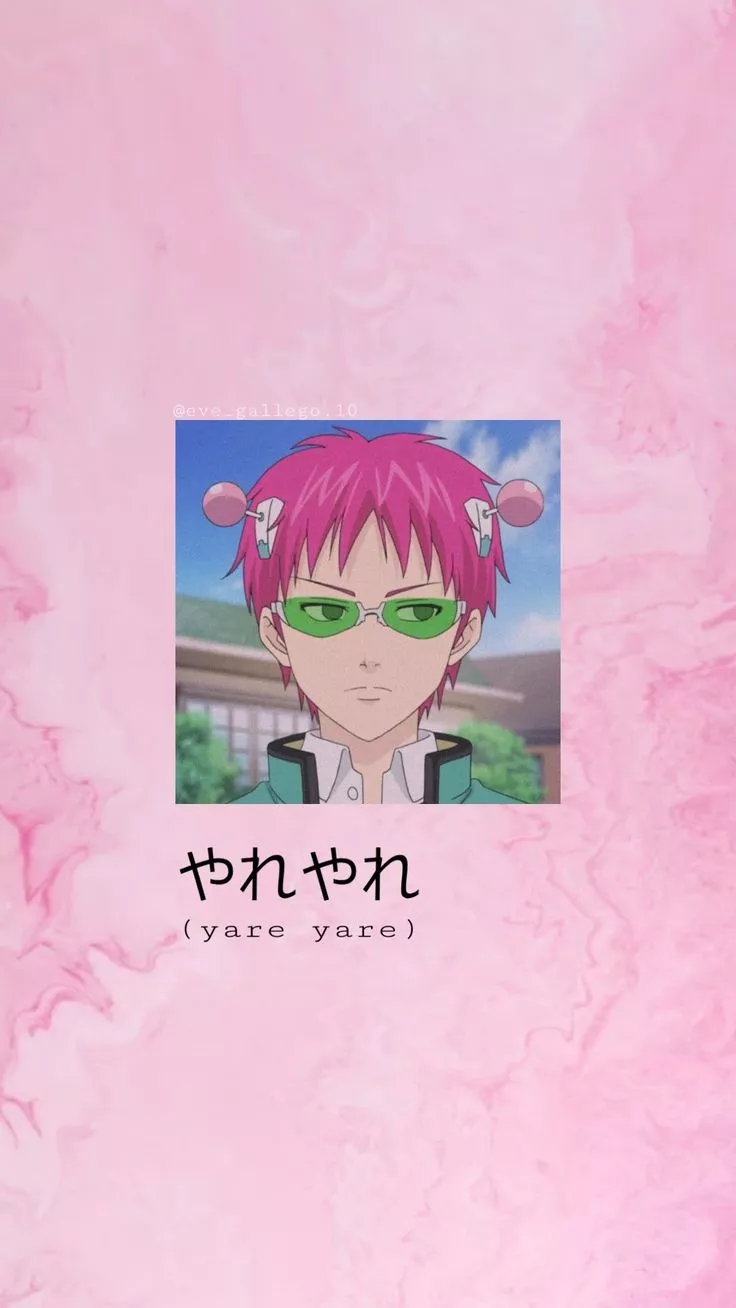 Saiki K wallpaper aesthetic