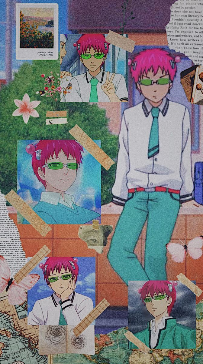 Saiki K aesthetic wallpaper