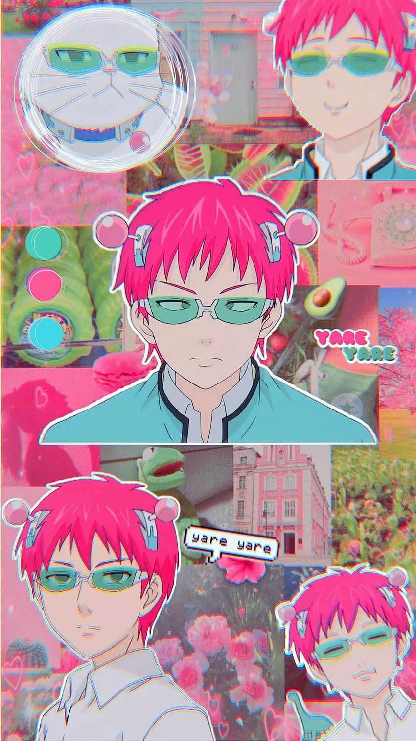 saiki aesthetic HD phone wallpaper