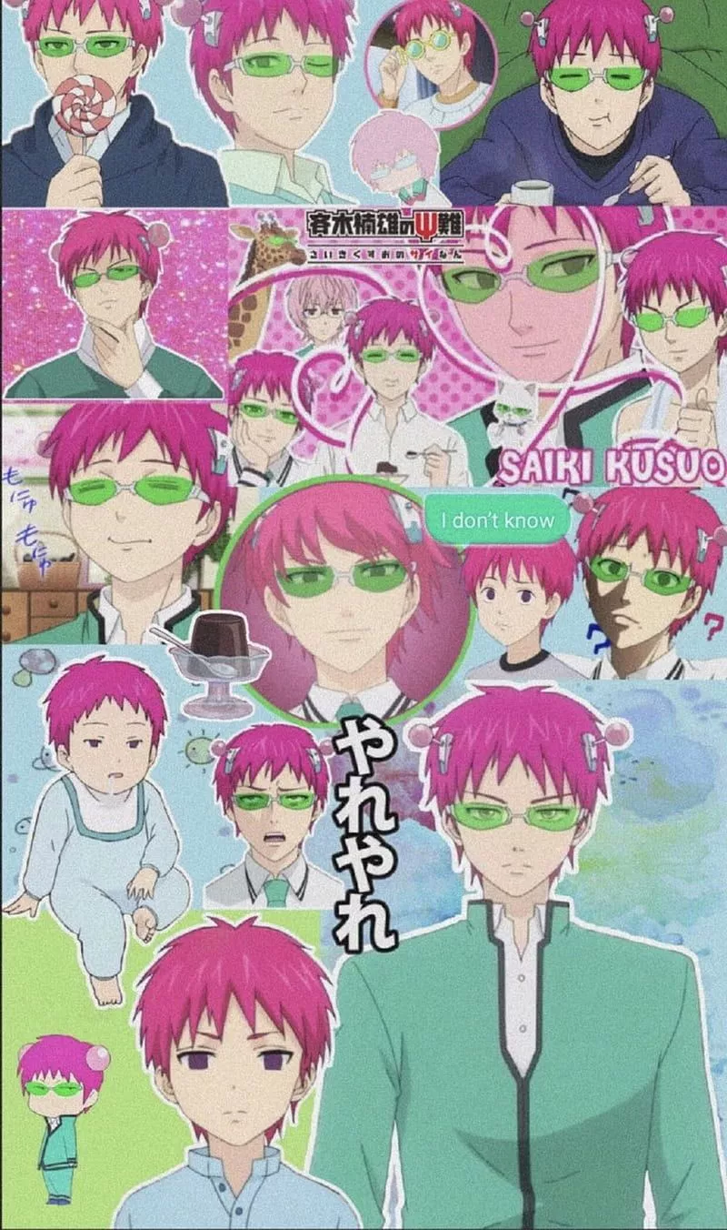 HD saiki yare yare wallpaper