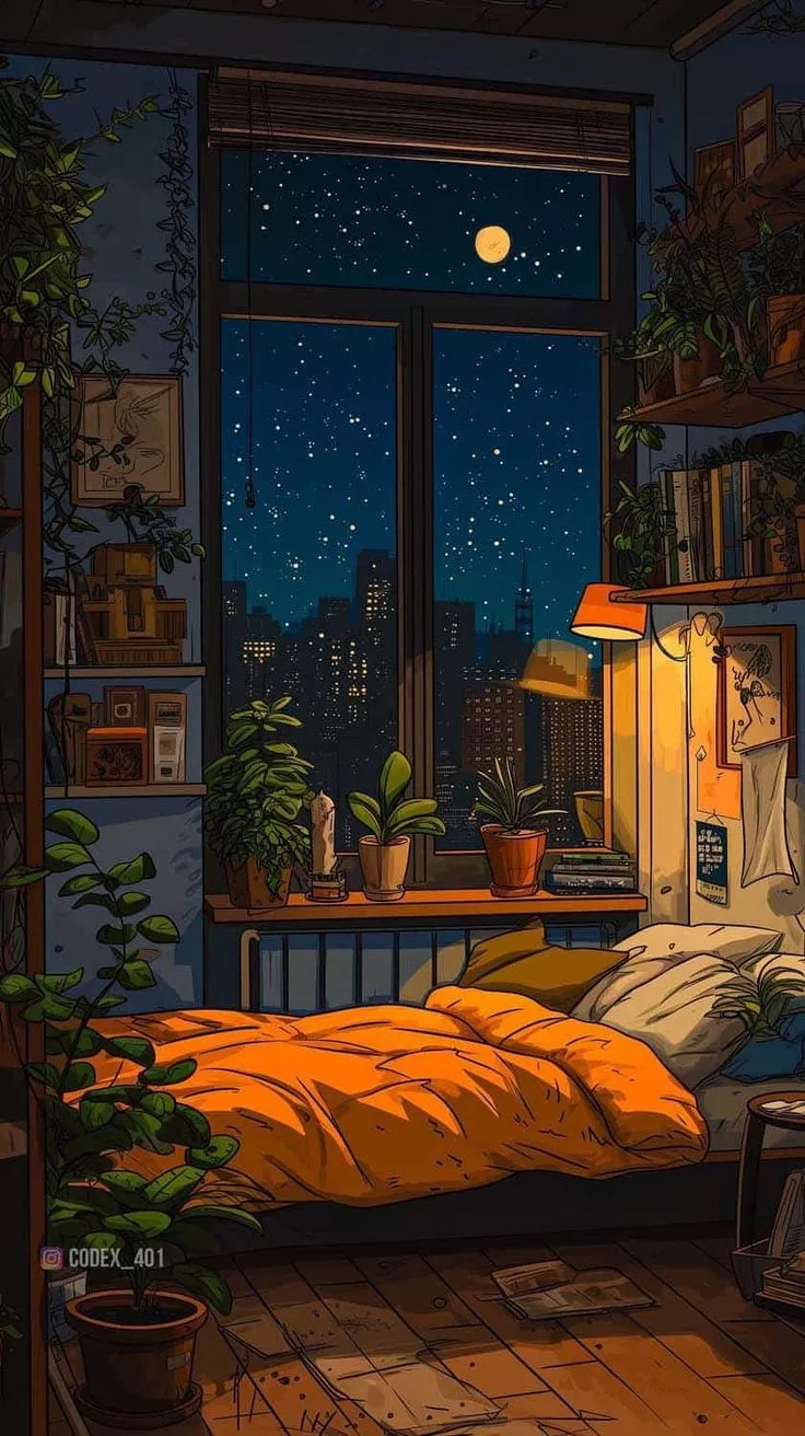 Window Asthetic Room iPhone Wallpaper