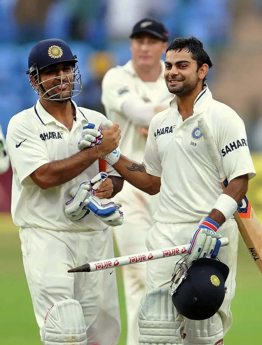 Virat Kohli And Dhoni HD Wallpaper