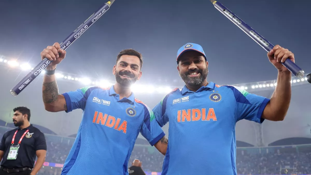 Indian Cricket Team Photo for Wallpaper and HD Image for Free Download: HD Pics of Virat Kohli, Rohit Sharma and Men in Blue Cricketers After ICC Champions Trophy 2025 Title Victory To