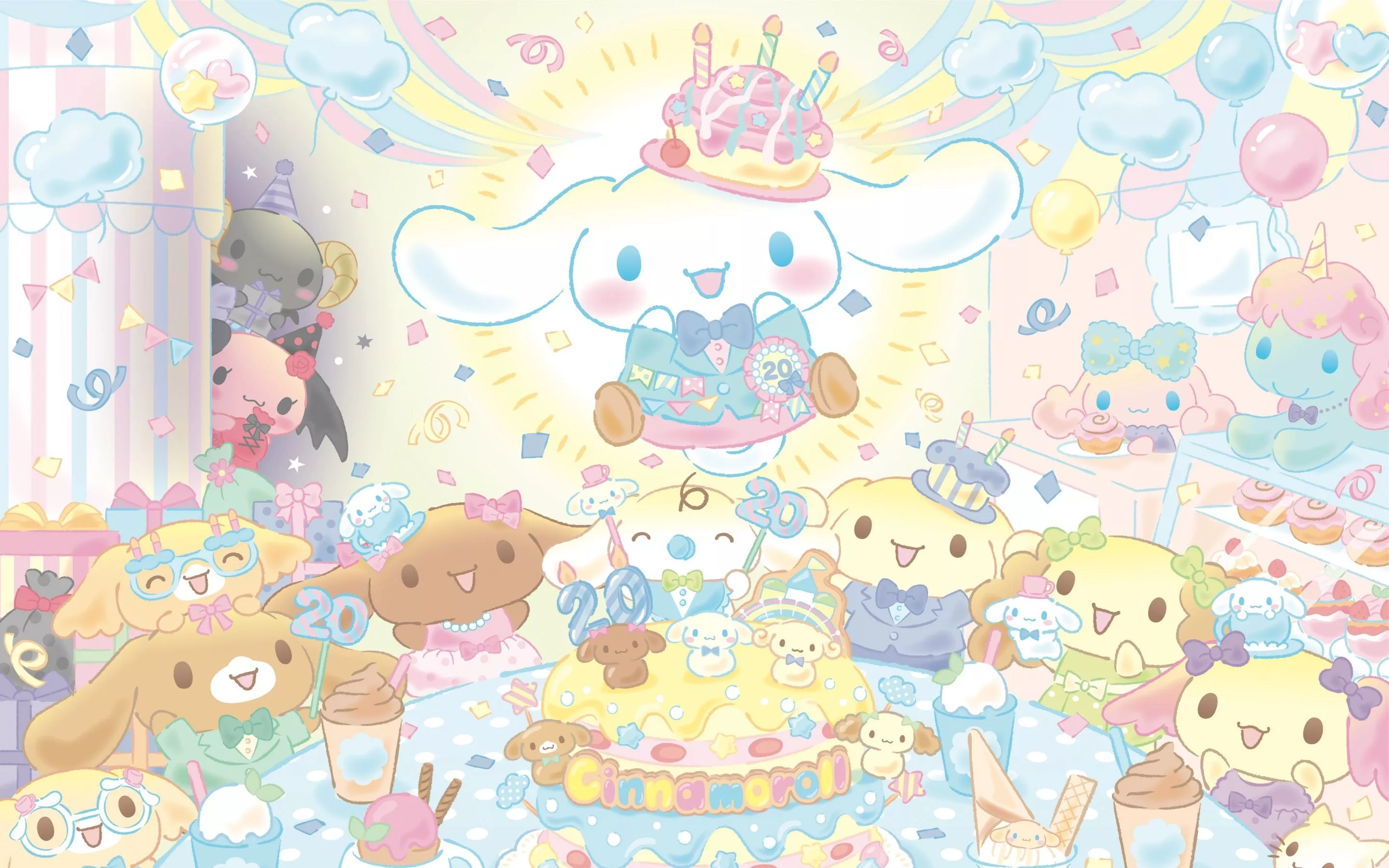 Cinnamoroll Wallpaper 4K, Birthday, 5K