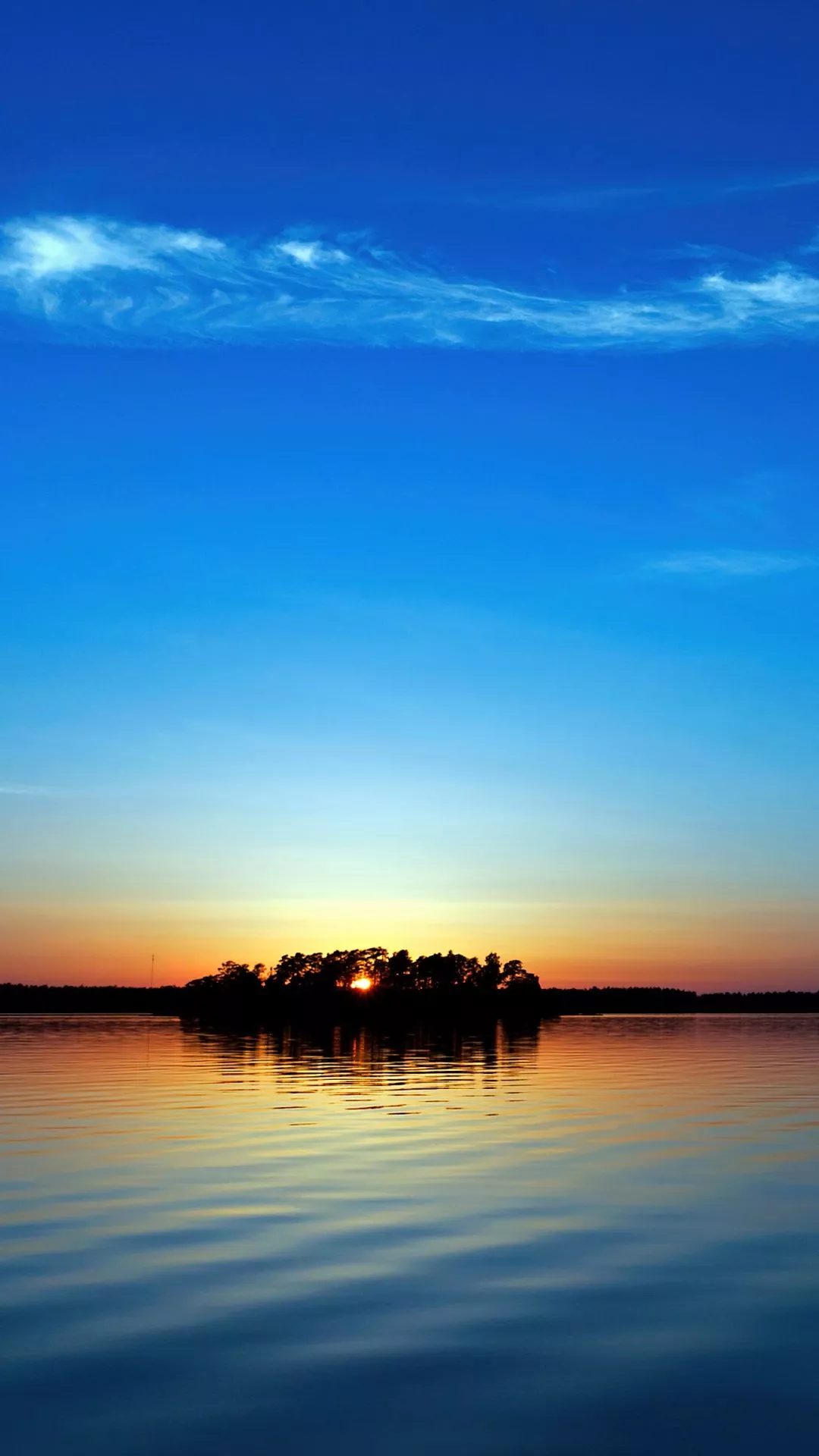 Sunset Wallpaper 4K, Island, Seascape