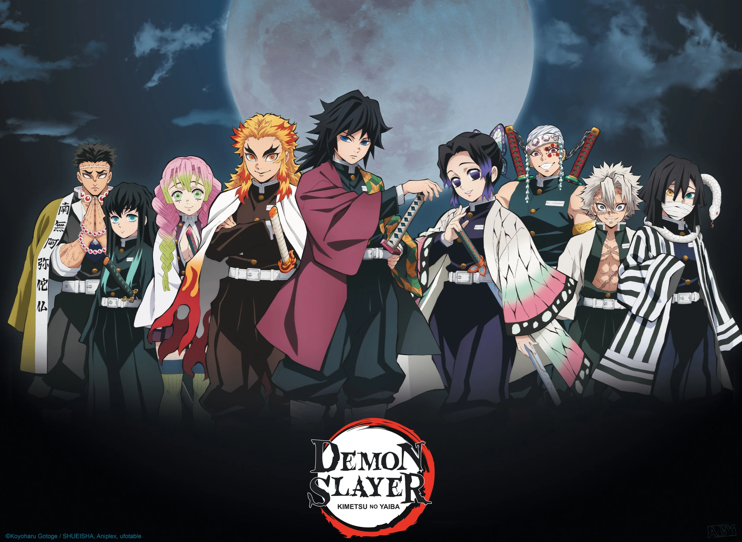 Poster Demon Slayer Pillars 52x38cm
