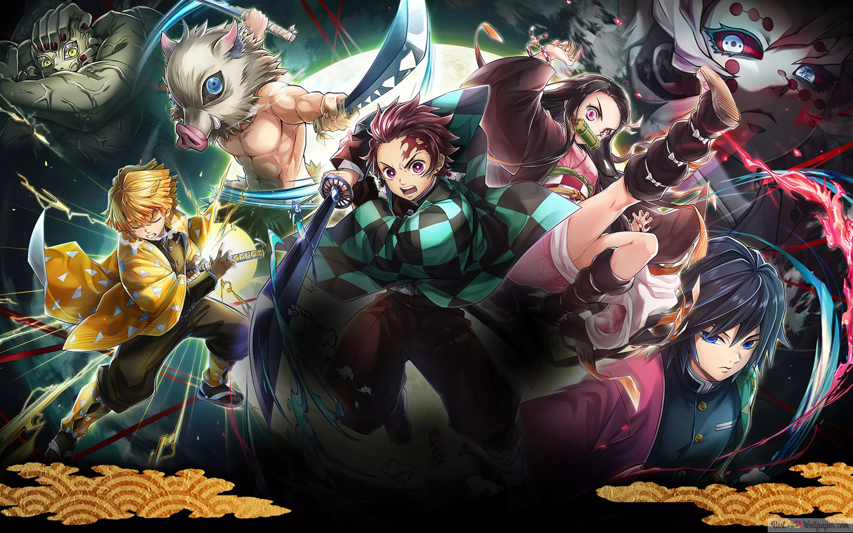 kimetsu no yaiba posters 4K wallpaper