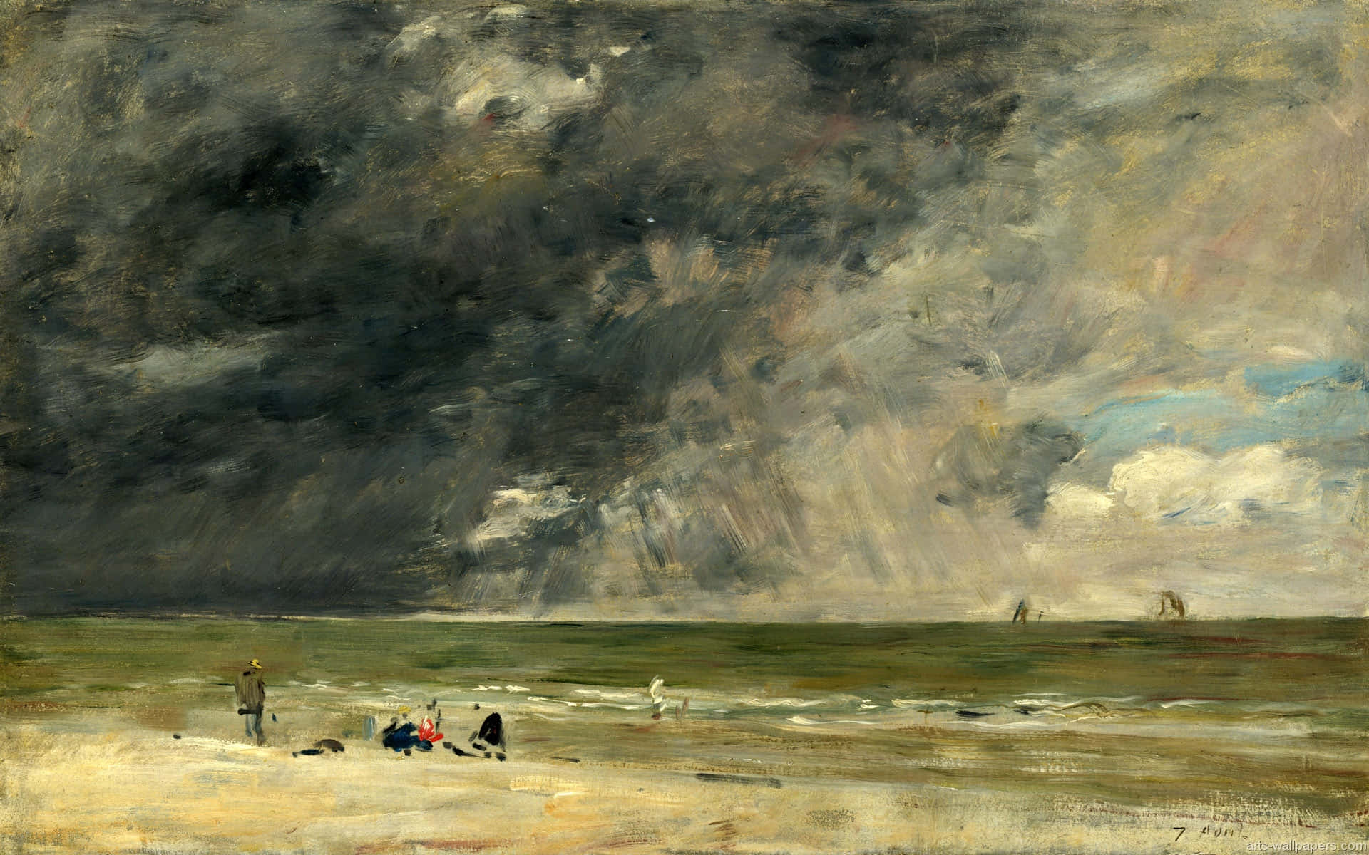 abstract painting in a fine arts