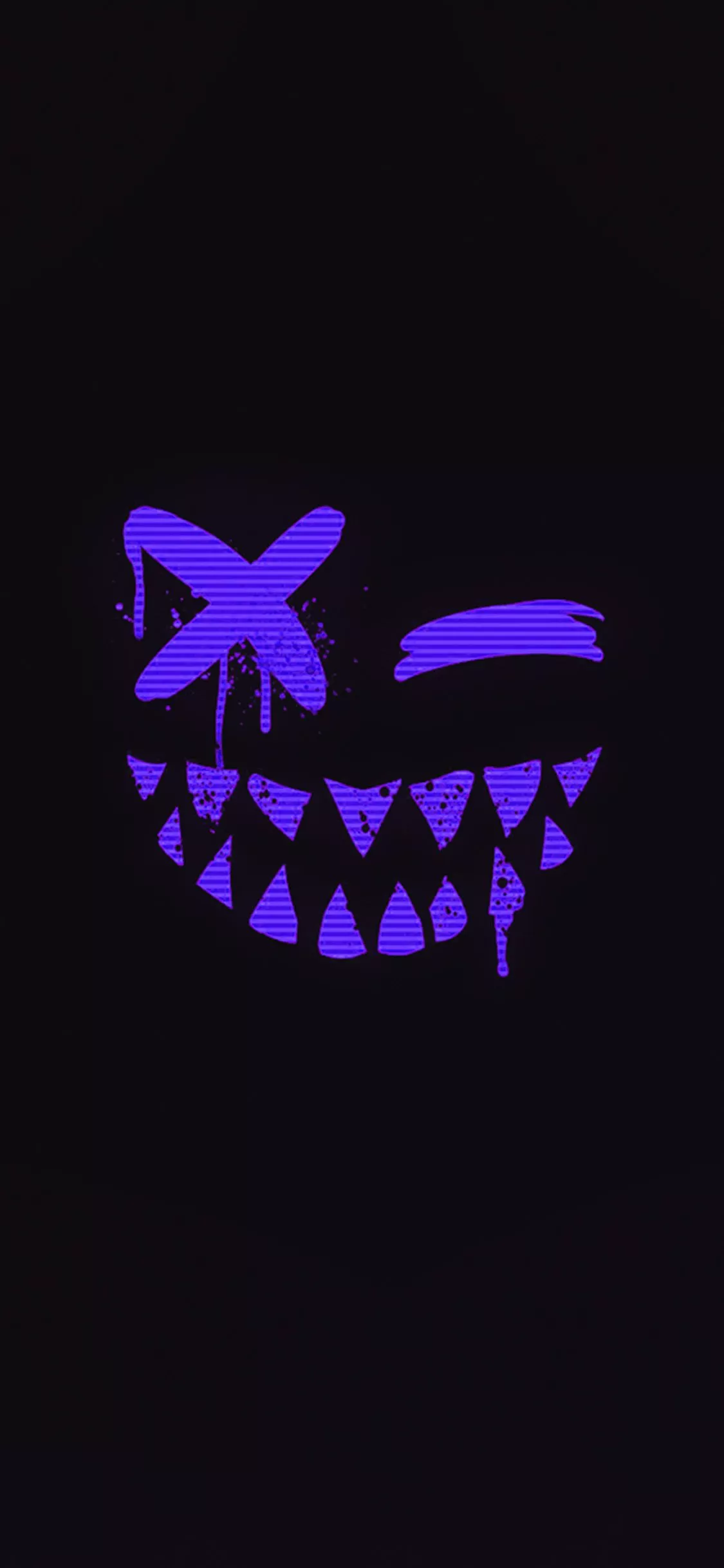 Art Smile Dark Horror Face Simple