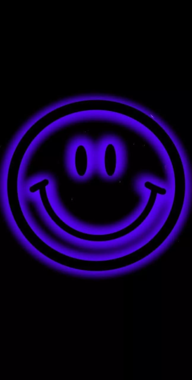 Purple Smiley Face Wallpaper