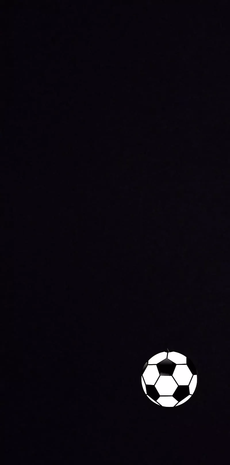 Football, minimalist, pelota, HD phone