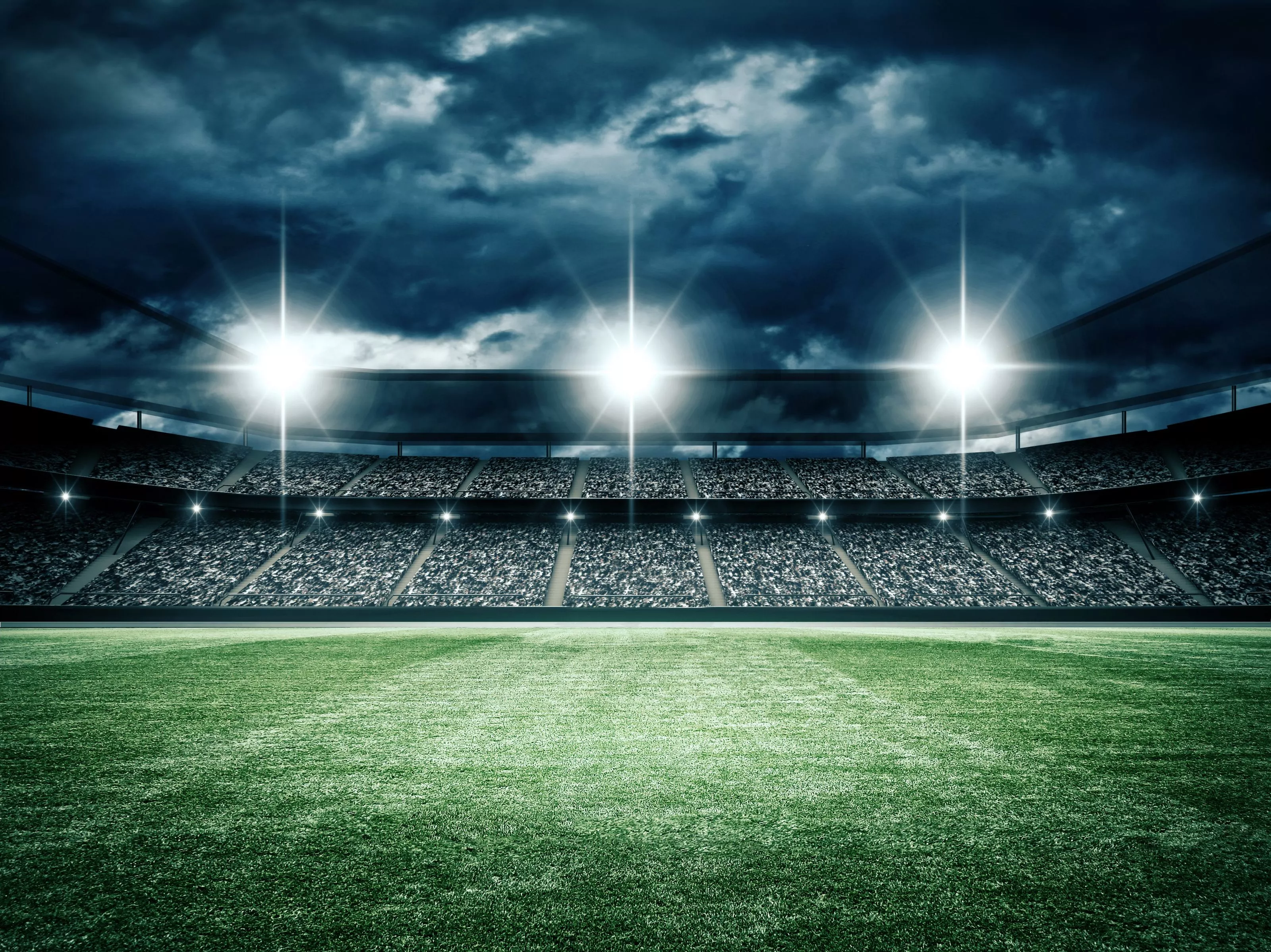Soccer Stadium Mural Wallpaper