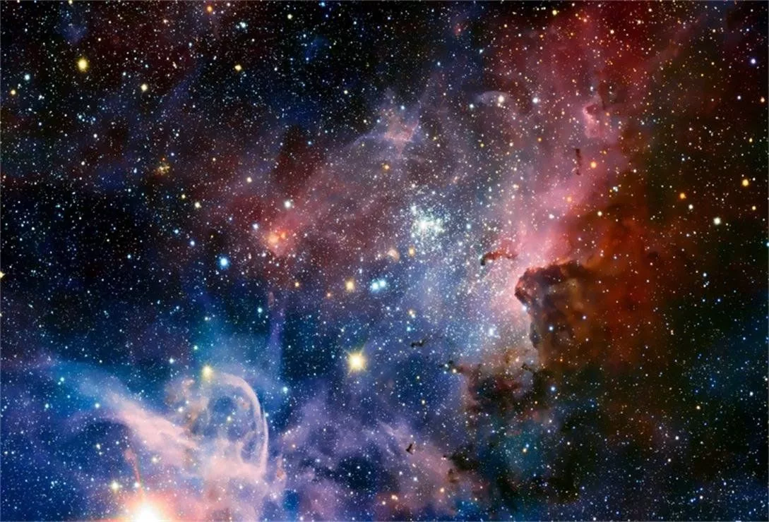 AOFOTO 10x7ft Nebula Backdrop Cosmic
