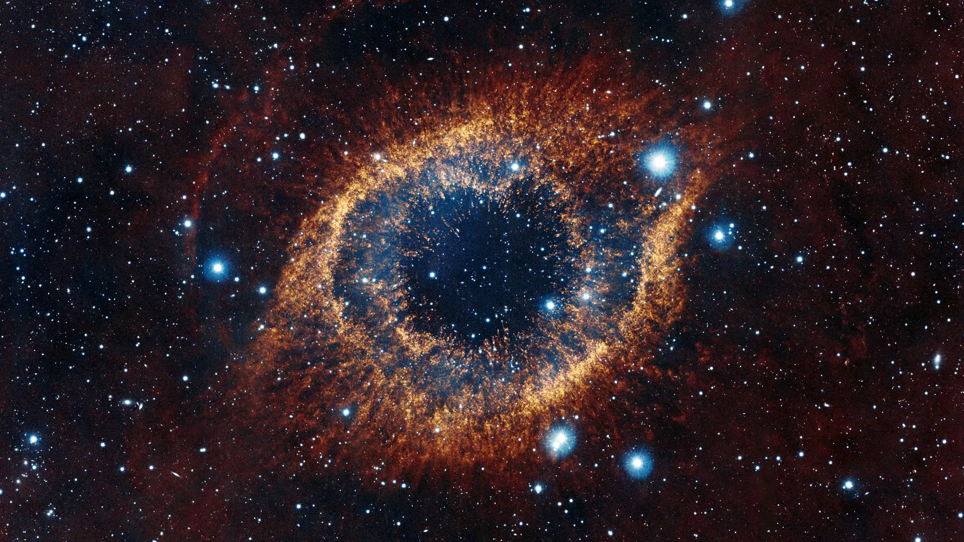 Helix Nebula Space Wallpaper