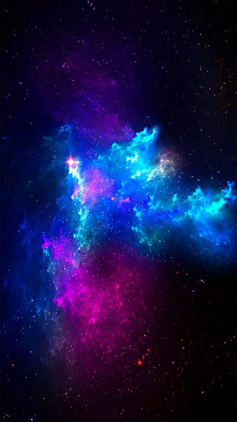 HD blue nebula wallpaper