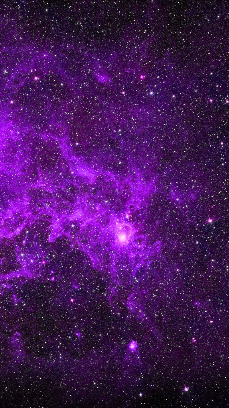 HD purple nebula wallpaper
