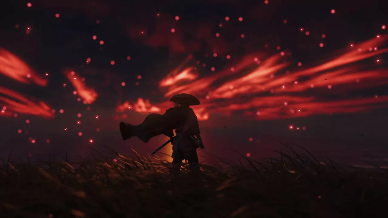 Samurai on the edge Live Wallpaper