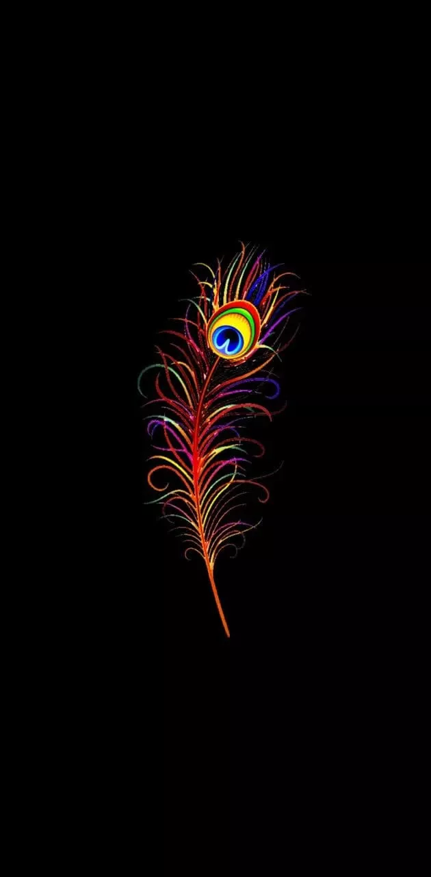 Peacock Feather Satin Wallpaper SE2620