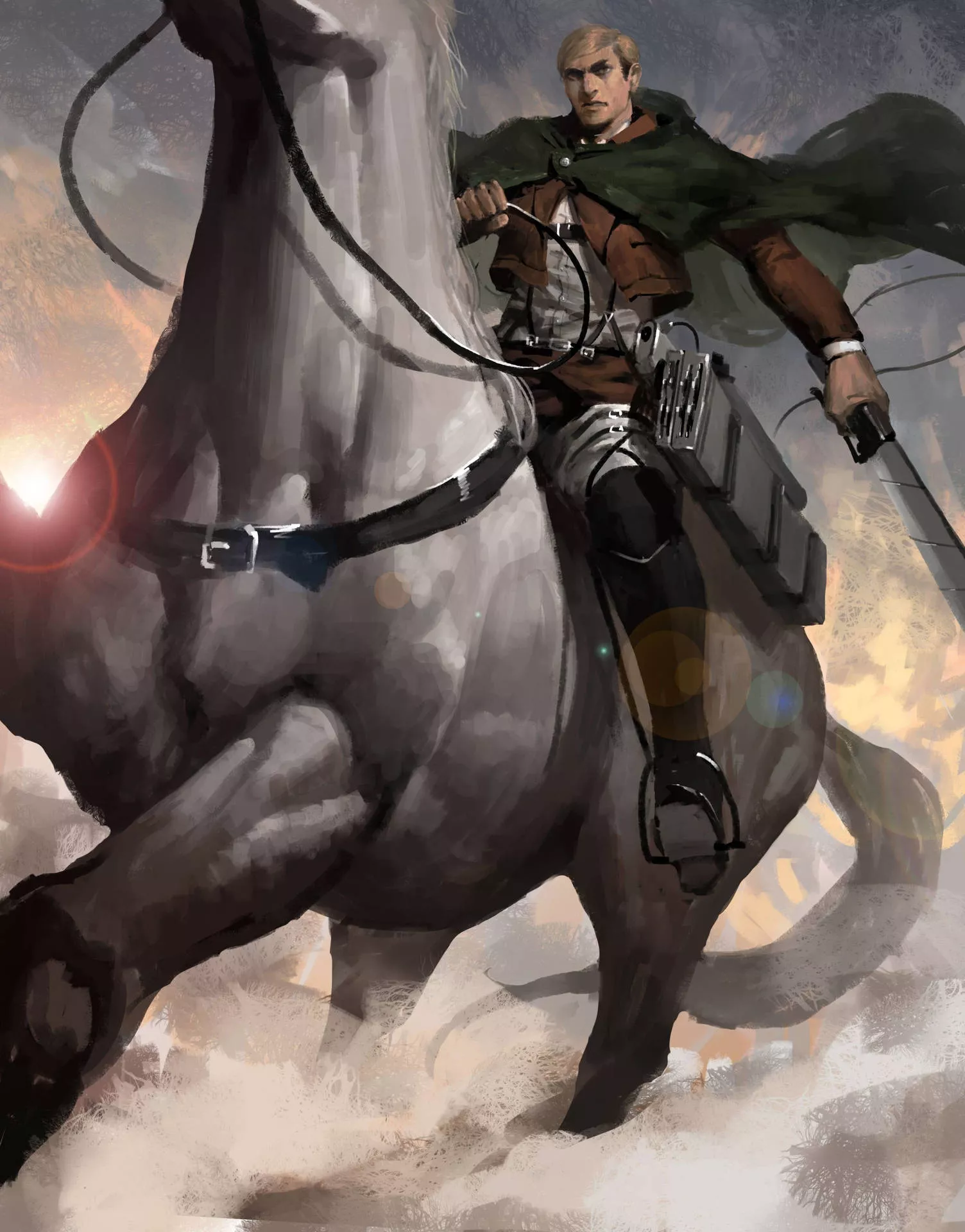 Mighty Commander Erwin Smith Wallpaper