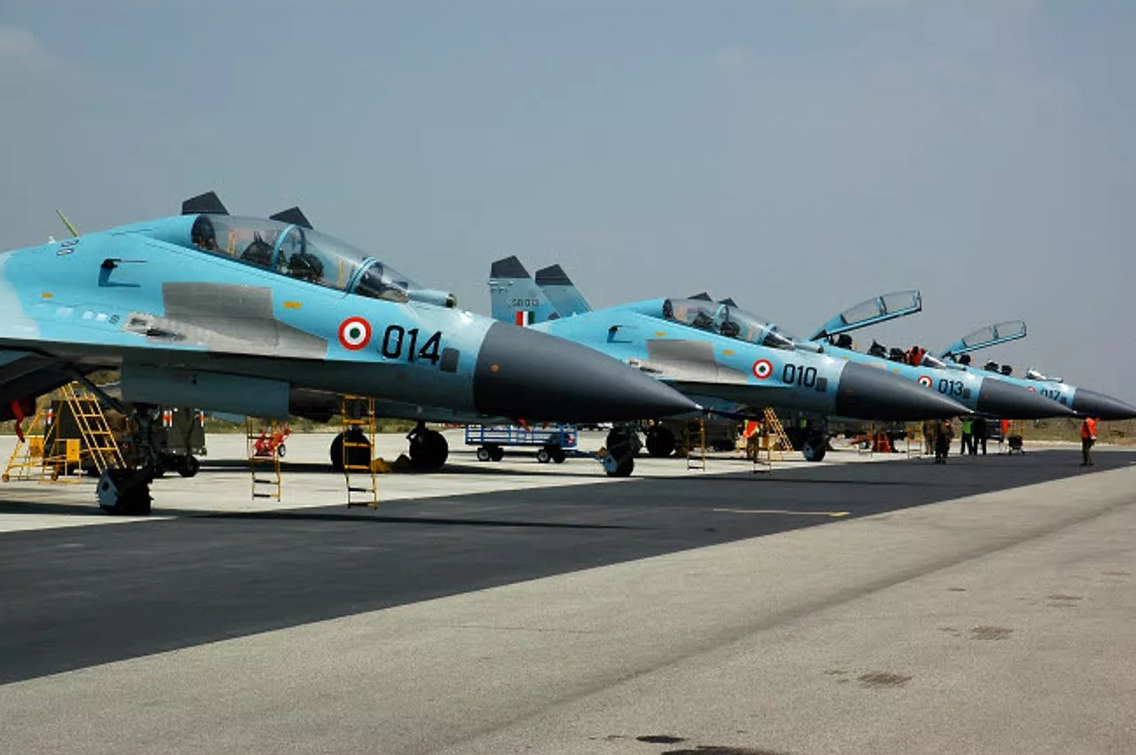 Sukhoi Su 30 Aircraft From The Indian