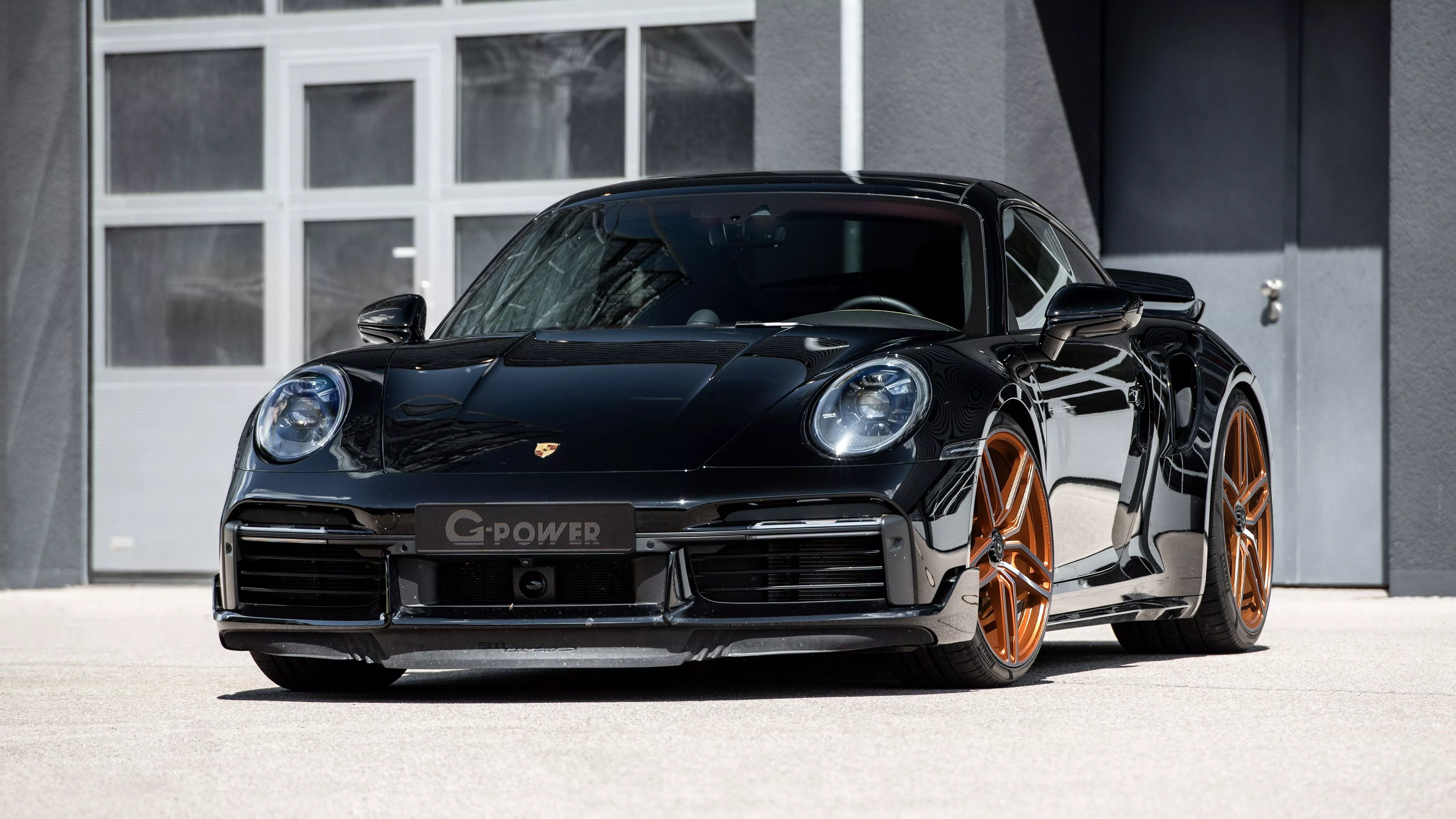 G Power Black Porsche 911 Turbo S Car