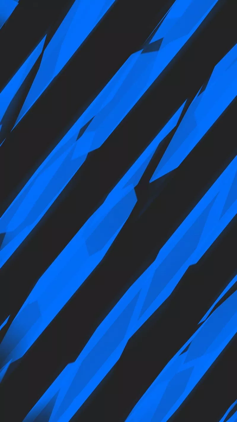 Broken Blue, FMYury, abstract, black